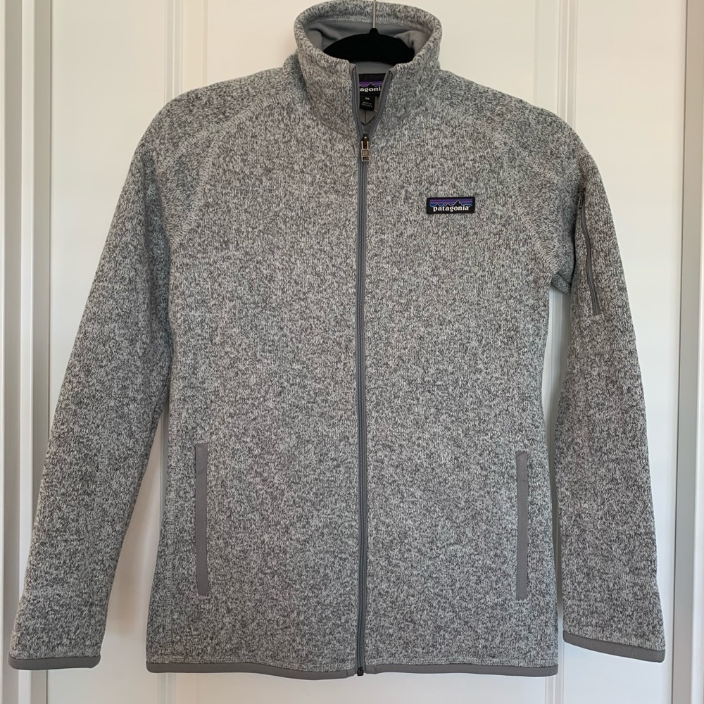 Patagonia better sweater in Birch White